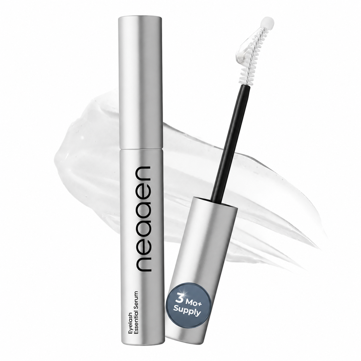 Essential Eyelash Growth Serum, Jumbo Size 0.5fl.oz - Safe & Gentle Lashes Care, Fuller, Thicker in 2 Weeks, Non-Prostaglandin