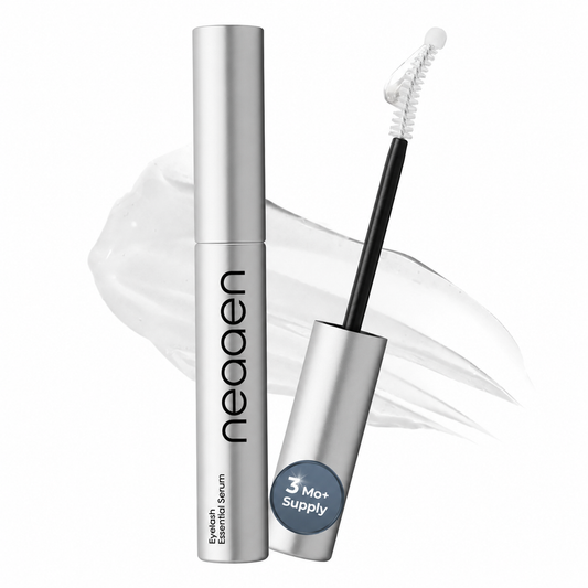 Essential Eyelash Growth Serum, Jumbo Size 0.5fl.oz - Safe & Gentle Lashes Care, Fuller, Thicker in 2 Weeks, Non-Prostaglandin