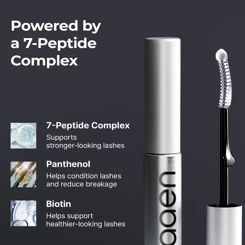 Essential Eyelash Growth Serum, Jumbo Size 0.5fl.oz - Safe & Gentle Lashes Care, Fuller, Thicker in 2 Weeks, Non-Prostaglandin