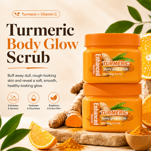 NEAAEN Golden Glow  Turmeric + Vitamin C Body Polish