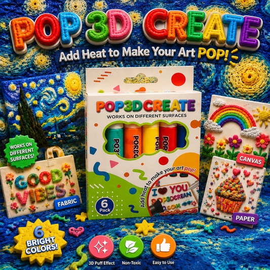 Save 50% by ordering today丨Neaaen 3D Relief Art Pen – Turn Flat Drawings Into Touchable 3D Art