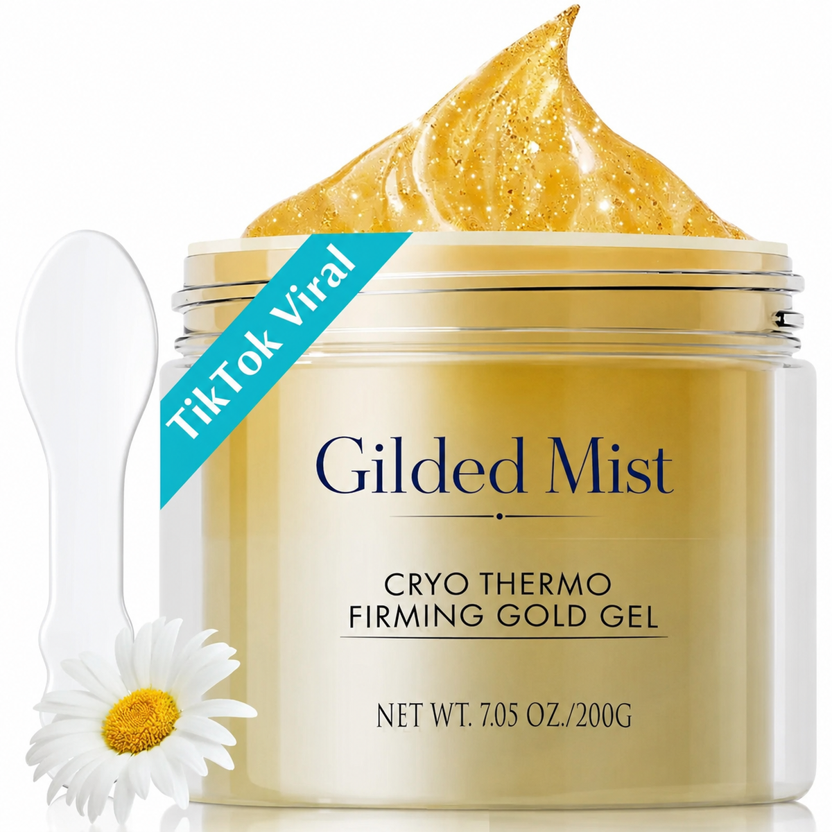 15-Day Results Anti-Cellulite Sculpting & Tightening Cream | Gold-Infused Firming & Smoothing Effect | Eliminate Stretch Marks