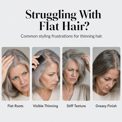 ⏳🔥LIMITED-TIME 50% OFF! ⏰Peach-Scented Volumizing & Setting Spray – Lightweight, Bouncy Hair & Long-Lasting Hold